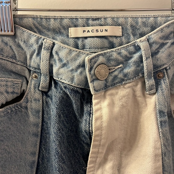 Vintage Patchwork Mom Jeans PACSUN Pants Size 24 EUC - Picture 6 of 8